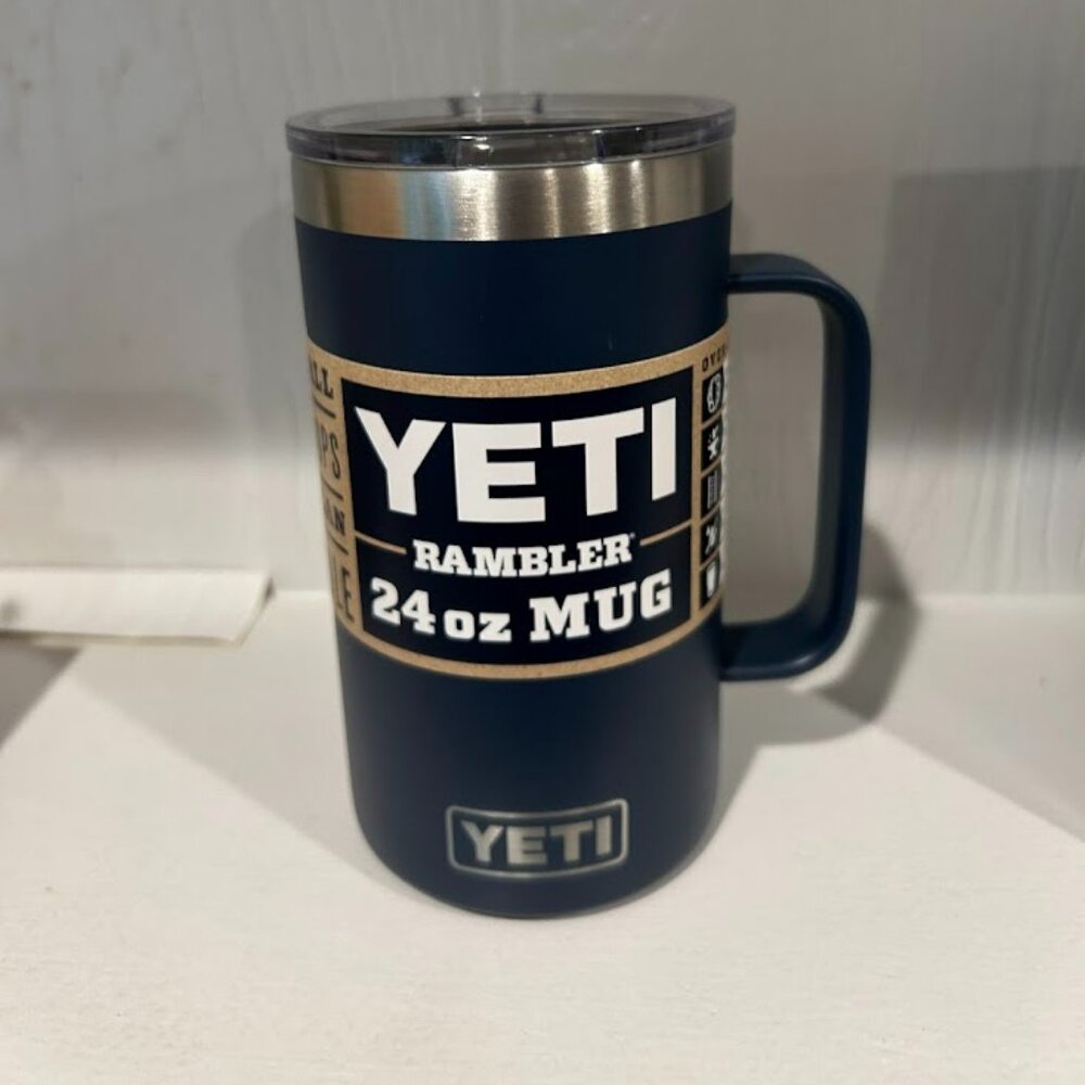 Yeti 24oz Rambler Mug, Navy Blue, NWT